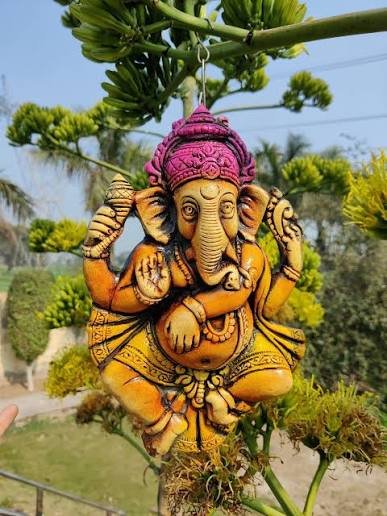 Terracotta Ganesha Wall Hanging